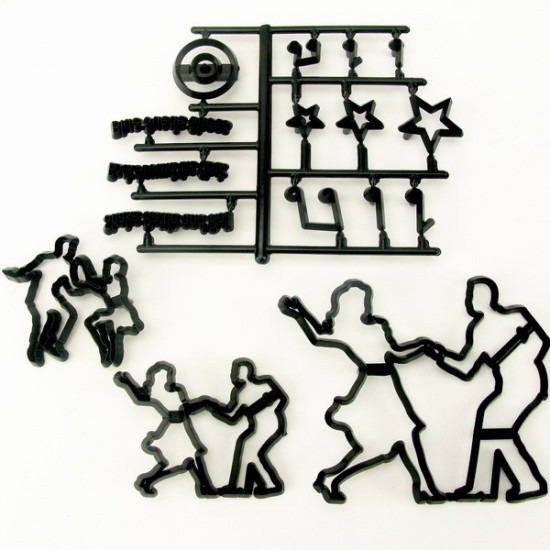 Jive Dancers Fondant Cutter Set