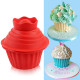 Jumbo Cupcake Shape Silicone Cake Mould