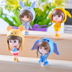 Kawaii Girls Doll Miniature (Set of 2 Random)