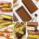 Kunafa Chocolate Bar Deep Silicone Mould Kunafa Chocolate Bar Deep Silicone Mould