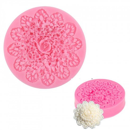 Lace Flower Fondant Mould