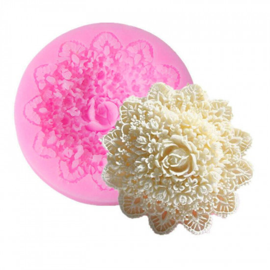 Lace Flower Fondant Mould