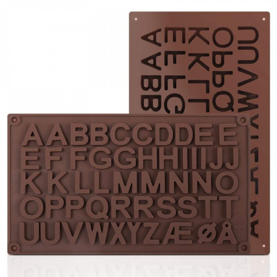 Large Uppercase Alphabets Silicone Chocolate Mould