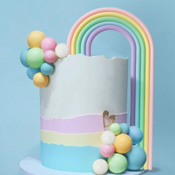 Large Rainbow Cake Topper (Design 1)