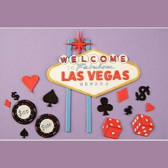 Las Vegas Theme Fondant Cutter