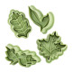 Leaves Plunger Cutter Set of 4 Pieces