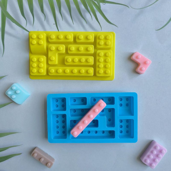Building Blocks Shape Silicone Chocolate Mould