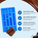 Building Blocks Shape Silicone Chocolate Mould