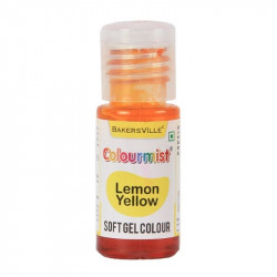 Lemon Yellow Soft Gel Colour - Colourmist (20 gm)