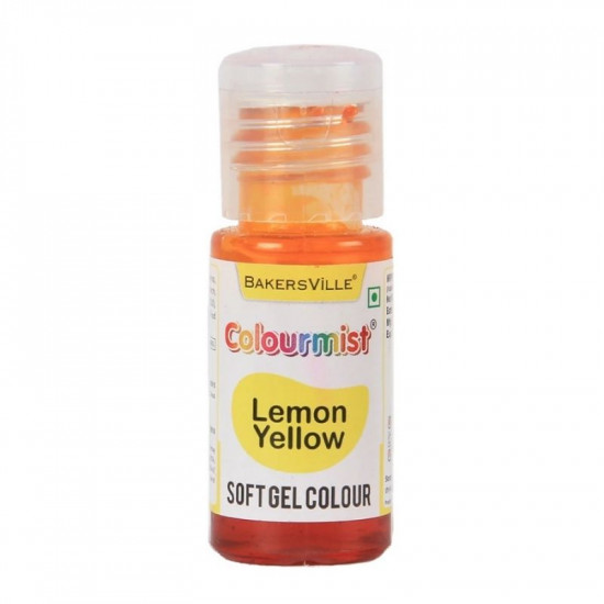 Lemon Yellow Soft Gel Colour - Colourmist (20 gm)