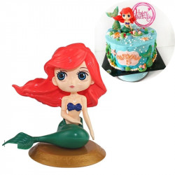 Little Mermaid Doll Cake Topper