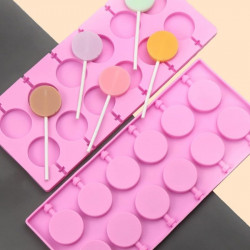 Silicone Lollipop Mould 12 Cavity