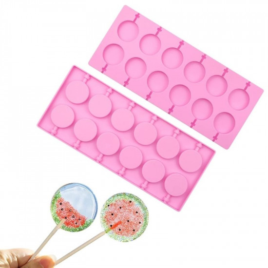 Silicone Lollipop Mould 12 Cavity