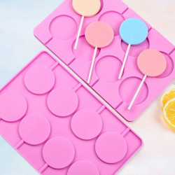 Silicone Lollipop Mould 8 Cavity