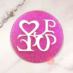 Love Fondant Embosser Stamp