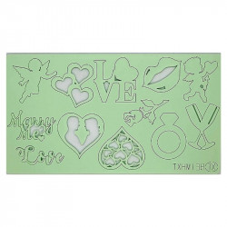 Love Theme Acrylic DIY Stamp