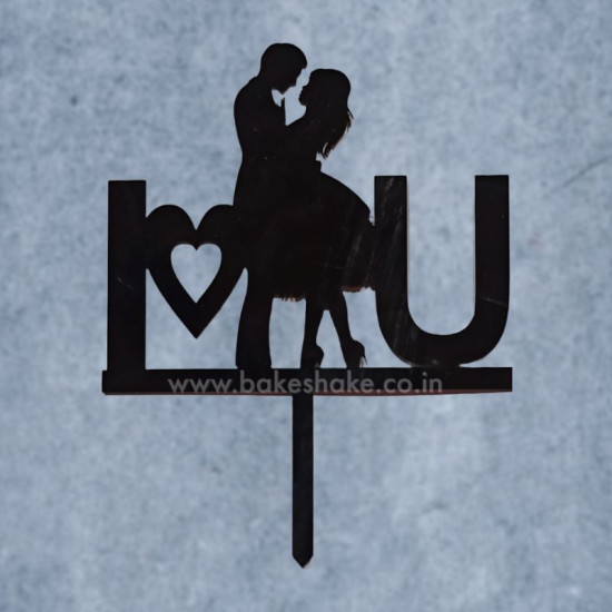 I Love You Acrylic Cake Topper (ACT-49)
