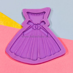 Luxury Frock Dress Silicone Fondant Mould