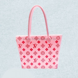 Luxury Handbag Miniature Cake Topper - Printed Pink
