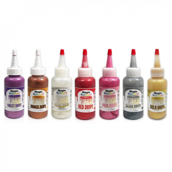 Pearl White Drips (100 Gms.) - Magic Colours Pearl White Drips (100 Gms.) - Magic Colours