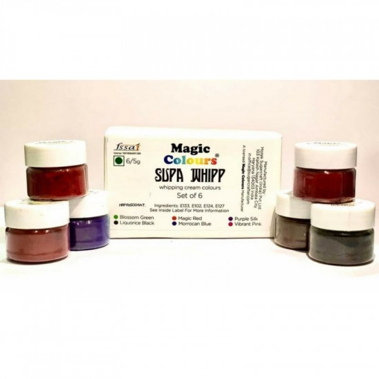 Supa Whipp Set Of 6 By Magic Colours