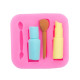 Makeup Brush Lipstick Nail Polish Silicone Mould