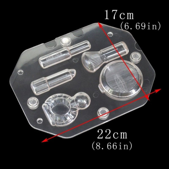 Makeup Cosmetics 3D Polycarbonate Chocolate Mould