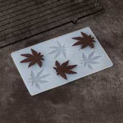 Silicone Chocolate Garnishing Mould - Maple Leaf