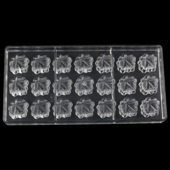 Maple Leaf Shape Polycarbonate Chocolate Mould