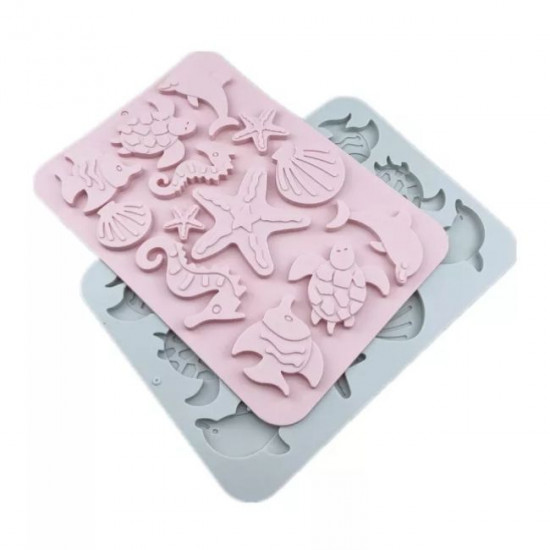 Marine Animals Silicone Chocolate Mould