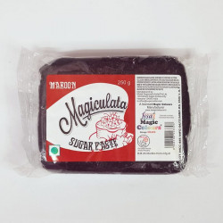 Maroon Sugar Paste (250 Gm) - Magiculata