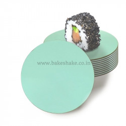 MDF Cake Base - Green 10 Inches (Set of 10)