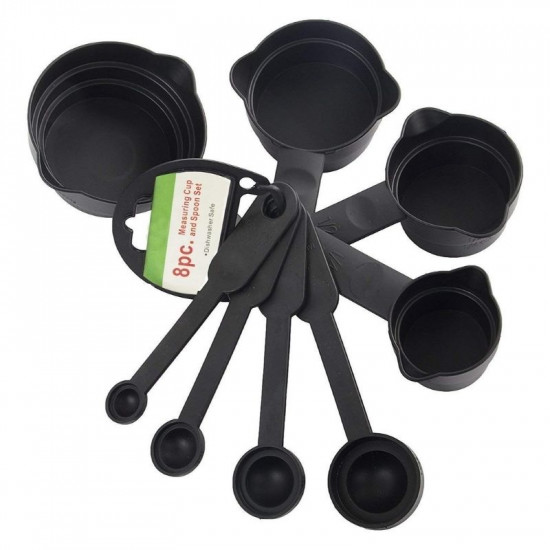 Measuring Cups & Spoons - Set of 8 Pcs.