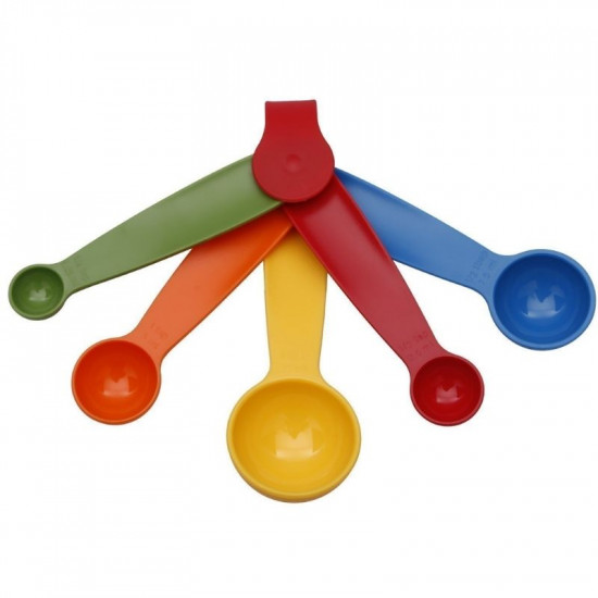 Measuring Spoons Multi Colour Set of 5 Pcs.