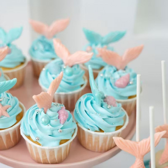 Mermaid Tail Sea Shell Silicone Chocolate Mould