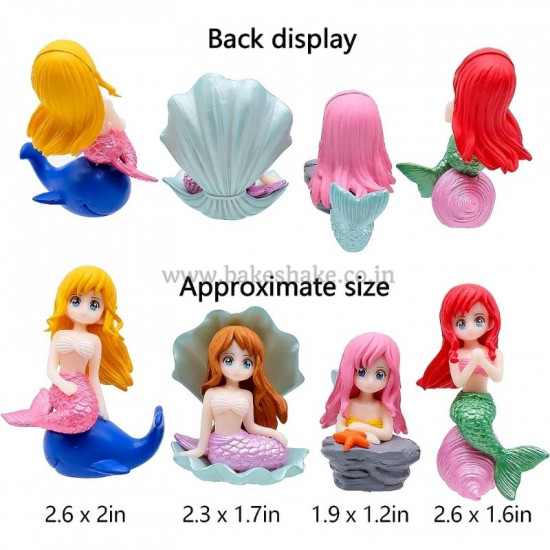 Mermaid Miniature (Set of 4)