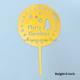 Merry Christmas Acrylic Cake Topper (Style 9)