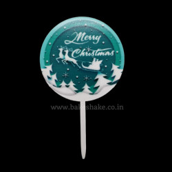 Merry Christmas Cake Topper (Style 3)