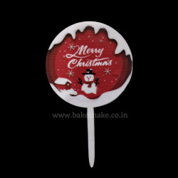 Merry Christmas Cake Topper (Style 4)