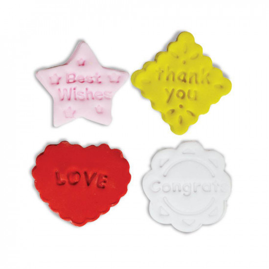 Best Wishes, Congrats, Love, Thank You Messages Cutter Set