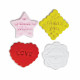 Best Wishes, Congrats, Love, Thank You Messages Cutter Set