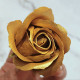 Artificial Metallic Gold Rose Flowers (Set of 10)
