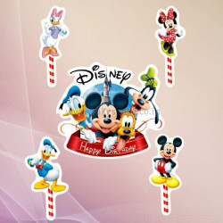 Mickey Mouse Clubhouse Paper Toppers (Set of 5)