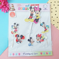 Mickey Mouse Theme Paper Toppers