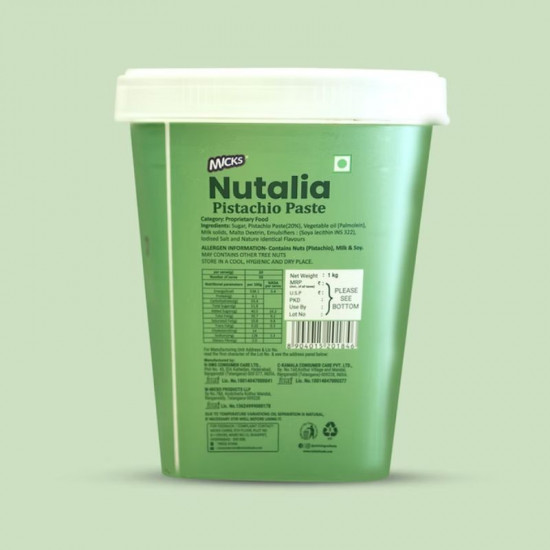 Nutalia Pistachio Paste (1 Kg) - Micks