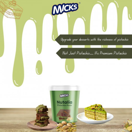 Nutalia Pistachio Paste (1 Kg) - Micks
