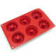 Mini Bundt Shape 6 Cavity Silicone Mould