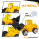 Mini Construction Vehicles Toy Set for Cake Decoration