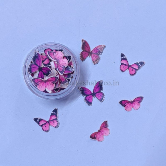 Mini Edible Butterfly Printed Wafer Sprinkles - Tastycrafts