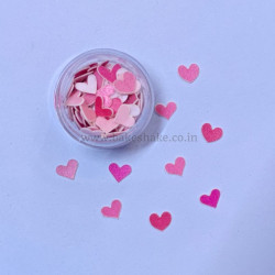 Mini Edible Heart Printed Wafer Sprinkles - Tastycrafts